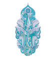 decorative element boho asian vector image