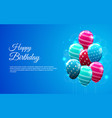happy birthday background vector image vector image