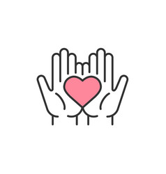 mutual trust rgb color icon vector image