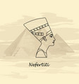 a queen egypt vector image