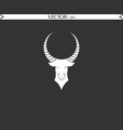Angry ibex logo vector image Angry ibex logo