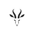 antelope springbok logo vector image