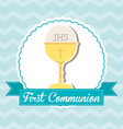 my first communion vector image vector image