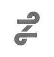 letter z logo concept icon vector image