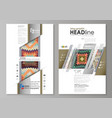 blog graphic business templates page website vector image vector image