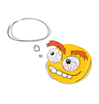 funny cartoon face vector image