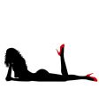 naked sexy woman vector image