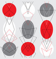 retro atomic 1950s mid century vintage background vector image vector image