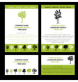 landscape logo design concept vector image