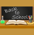 open book with pages vector image vector image