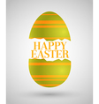 happy easter background with egg vector image vector image
