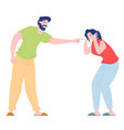 family bullying concept vector image vector image