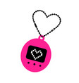 y2k glamour pink and black clipart of old pocket vector image vector image