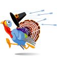 cartoon turkey vector image vector image