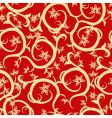 floral seamless pattern vector image