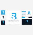 sr or rs letter logo design vector image