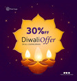 banner design of happy diwali vector image vector image