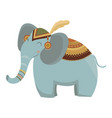cartoon elephant indian vector image vector image