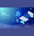 security data protection concept vector image