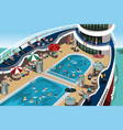 cruise vacation vector image