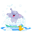 cute elephant vector image