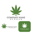 cannabis leaf elements vector image