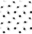 cute spider seamless pattern cartoon hand drawn vector image