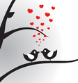 birds in love vector image