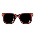 sunglasses icon cartoon vector image