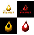 automotive and industrial lubricants icon and logo vector image