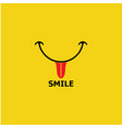 smile logo and symbol vector image