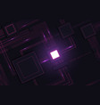 abstract technology pattern background with glow vector image
