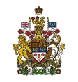 Coat of arms of Canada Royalty Free Vector Image