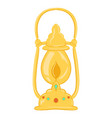 arabic object lantern vector image