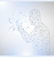 lines connected to success symbolizing vector image