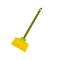 broom icon flat style vector image