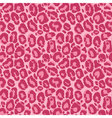 seamless pattern with leopard fur texture vector image