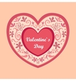 valentines day logo vector image