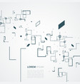 abstract composition and geometric elements vector image