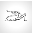 ballet girl art gymnastics dancing woman vector image vector image
