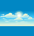 clouds in sky vector image