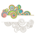 doodle vector image