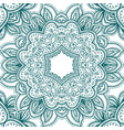floral mehendi pattern ornament vector image vector image