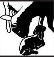 sheep and lamb mother and baby vector image vector image