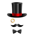 gentleman set 2 vector image vector image