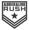 army style logo vector image
