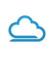 cloud logo template vector image