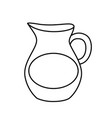 simple icon of bakery vector image