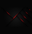 abstract red light black shadow line geometric vector image vector image