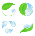 eco icons vector image vector image